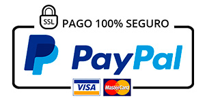 Paga con paypal y tarjeta de credito 